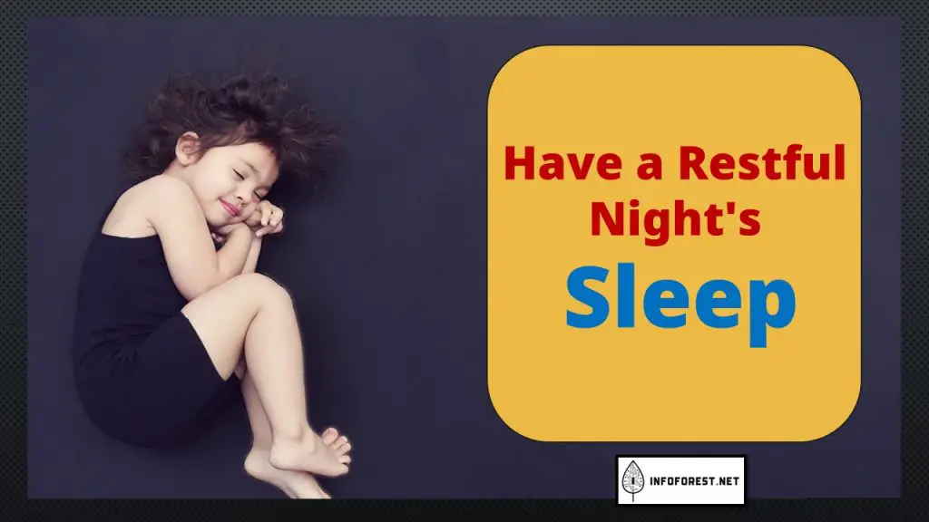 Have a restful night's sleep to lose weight fast