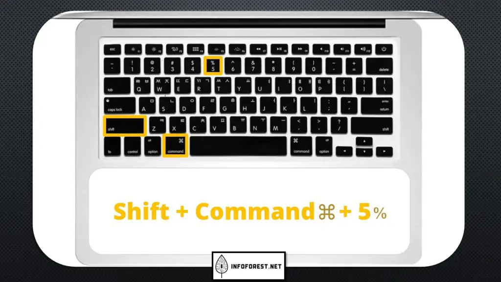 How to screenshot on Mac: Shift + Command + 5