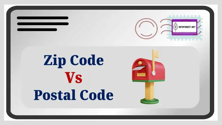 Difference Between Zip Code and Postal Code