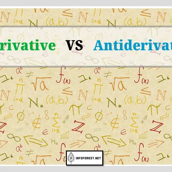 Difference Between Derivative and Antiderivative